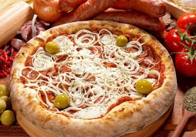 Mega promoção 50% Off, Pizza de 04 fatias (25cm)